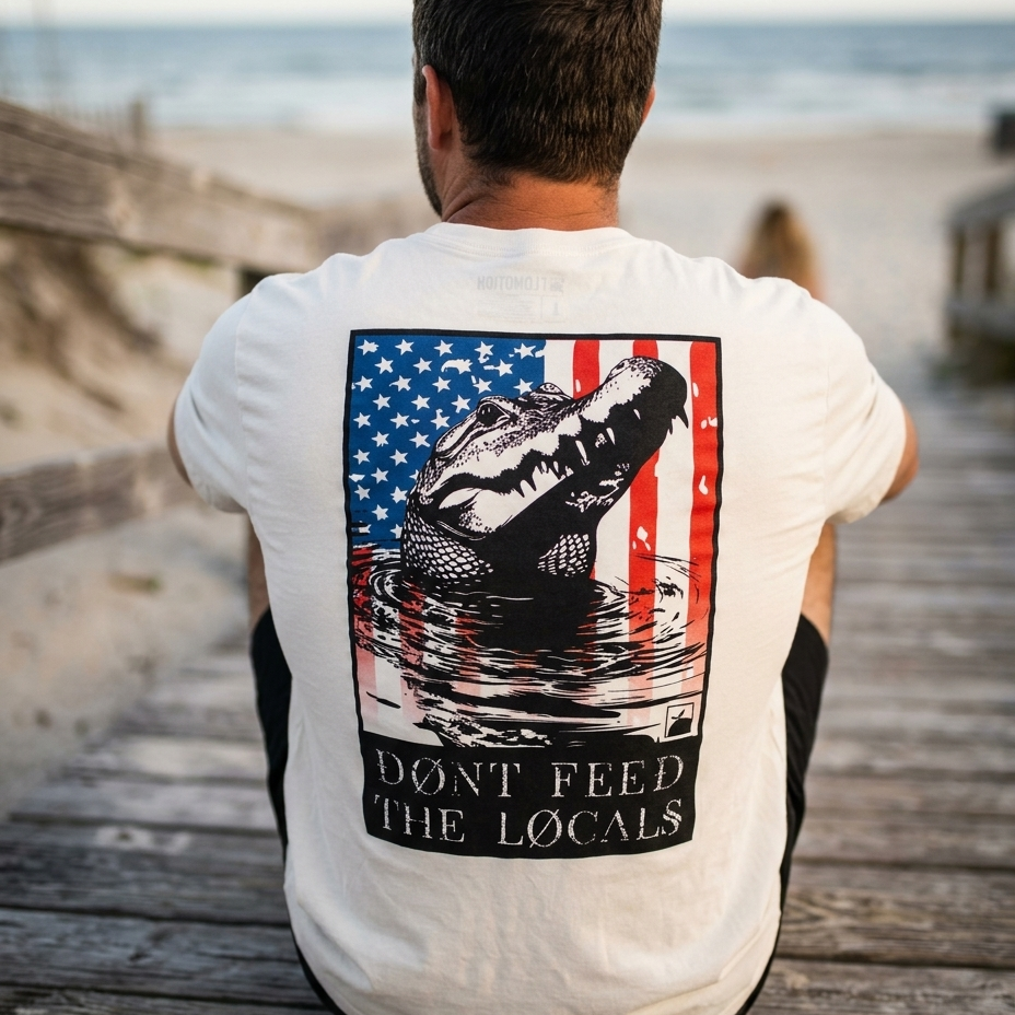 Dont Feed the Locals USA Tee