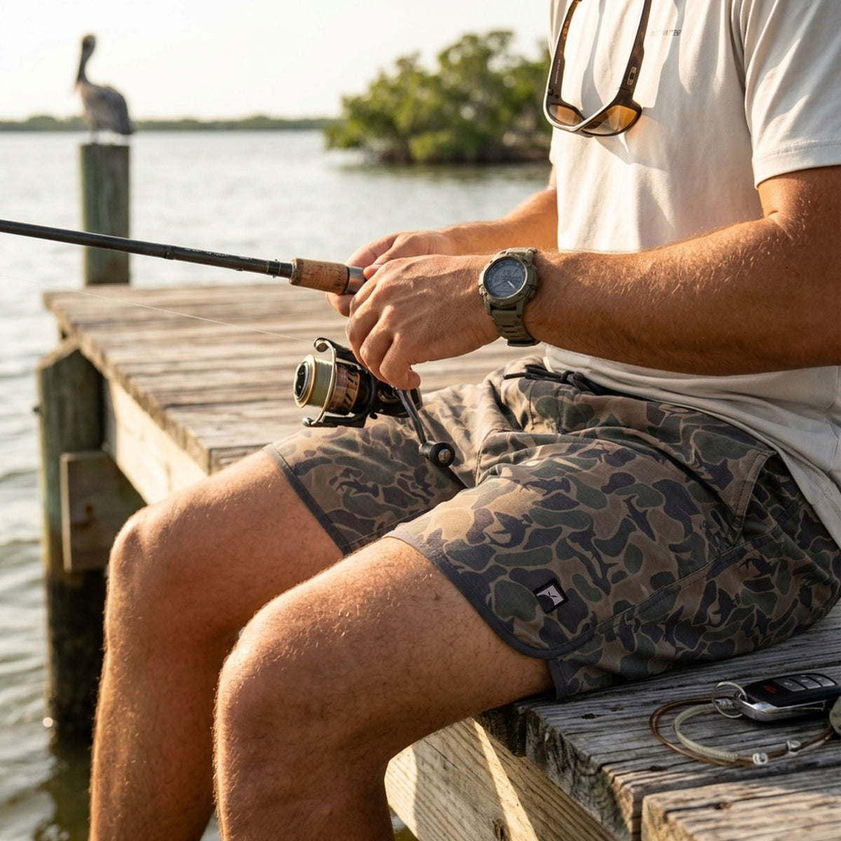 Shark Camo Volleyshorts