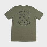 Tight Lines Back Nines Tee