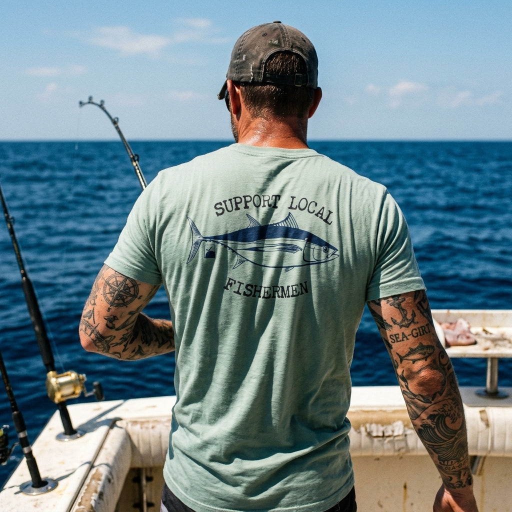 Support Local Fishermen Relaxed Fit Tee