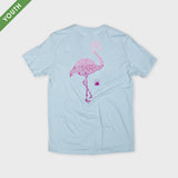 Toothy Flamingo Youth Tee