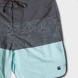 Toothy Topo Scallop Boardshorts 18"