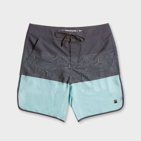 Toothy Topo Scallop Boardshorts 18"