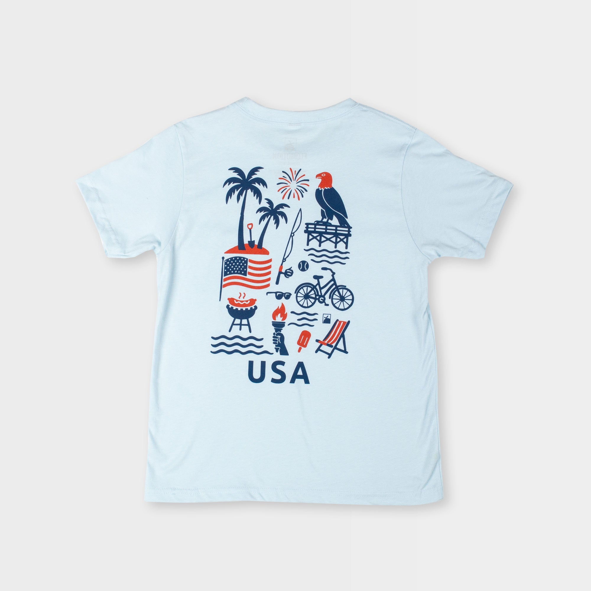 Youth USA Collage Tee