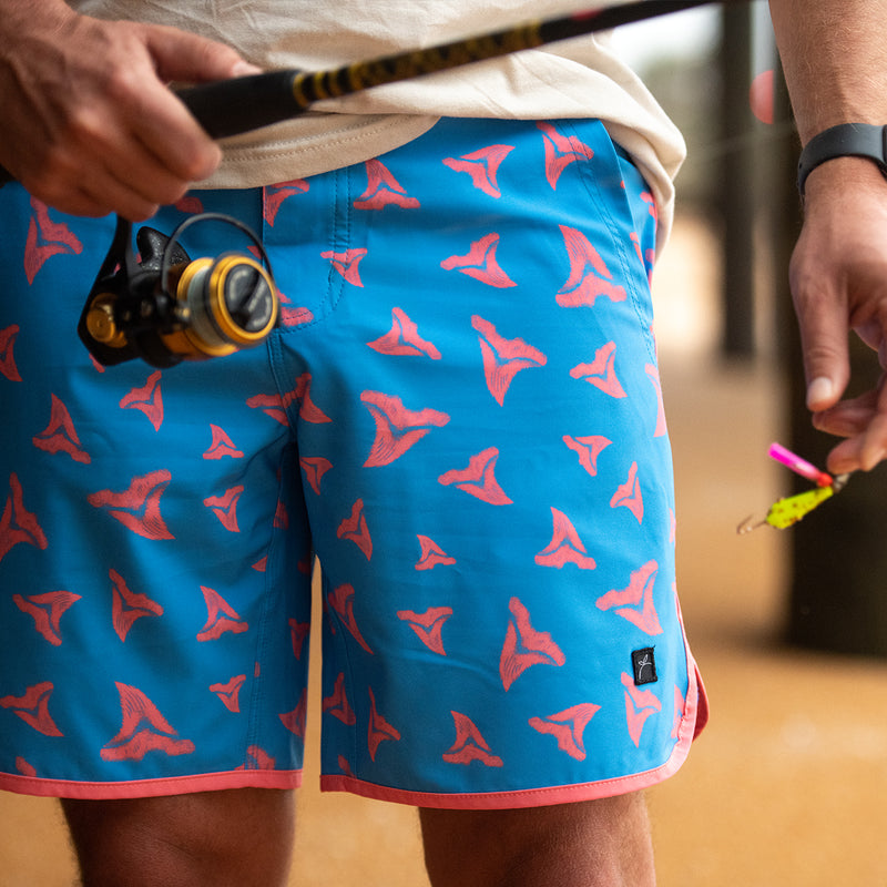 Toothy Scallop Boardshorts 18"